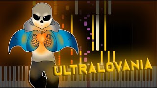 Ultratale Ultralovania Victory ▶ Synthesia  Piano [upl. by Lucic257]