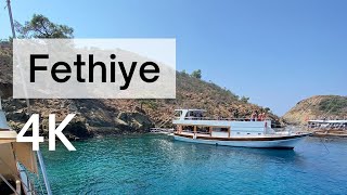 Fethiye Walking Tour 🇹🇷 4K [upl. by Odlauso]