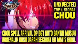 HAL YANG GW PELAJARI DARI TOP 1 GLOBAL CHOU UNXPECTED  MOBILE LEGENDS INDONESIA [upl. by Surad]