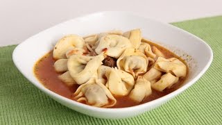 Twenty Minute Italian Tortellini Soup Recipe  Laura Vitale  Laura in the Kitchen Episode 995 [upl. by Nemrak]