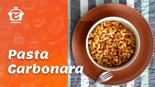 Hoe maak je een echte en gezondere Pasta Carbonara  Aan de Kook 56 [upl. by Aicylla511]