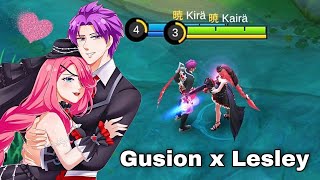 LESLEY X GUSION KILLER COUPLE GAMEPLAY❤️Hug Day EP 10 [upl. by Akkahs]