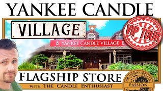 Yankee Candle Village  Guided TOUR  Flagship Store  ULTIMATE EXPERIENCE  South Deerfield  VLOG [upl. by Senalda408]