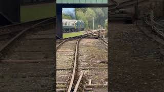 55019 departing Quorn on the GCR Diesel gala 7th Sept 24 train deltic thrash clag class55 [upl. by Eenattirb]