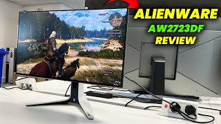 Alienware AW2723DF review 2024 240Hz Gaming Bliss with HDR Gaming Monitor [upl. by Ernald]