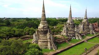 2017 Aerial view of Ayutthaya Thailand 5 [upl. by Perloff713]