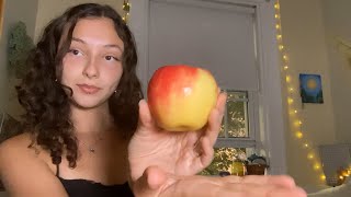 Honeycrisp Apple ASMR 7 minutes straight [upl. by Welby]