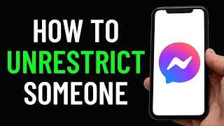 How to Unrestrict Someone on Messenger  Remove Restriction on Messenger Full Guide [upl. by Nick]