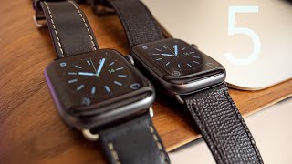 Apple Watch Series 5 vs Series 4  You NEED to Reconsider [upl. by Ahidam609]