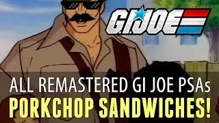 GI Joe PSA Compilation Remastered HD [upl. by Eimaral]