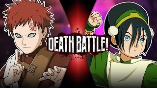 Gaara VS Toph Naruto VS Avatar  DEATH BATTLE [upl. by Gal]