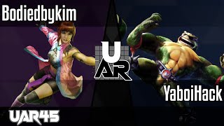 Killer Instinct  UAR45  Bodiedbykim vs YaboiHack Match 1111  Round Robin [upl. by Doehne]