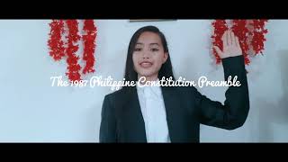 The 1987 Philippine Constitution Preamble [upl. by Aihsenal]