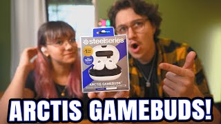 Steelseries Arctis GameBuds Unboxing amp First Thoughts [upl. by Vandyke]