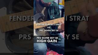 PRS Silver Sky SE Vs Fender Player II Stratocaster Which of the two is the winner in this battle [upl. by Soiritos]