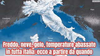 quotPreparati al Freddo Una Tempesta Polare Colpirà lItalia a Novembrequot [upl. by Alyda]