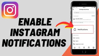 How to TURN ON Notifications On Instagram 2023 [upl. by Ecal]