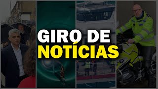 RECORDE DE ILEGAIS MAIS POLICIAS EM LONDRES ESGODO BILIONÃRIO  GIRO DE NOTÃCIAS [upl. by Scotti]