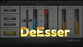 DeEsser  Como usar o Plugin DeEsser [upl. by Ax]