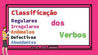 Classificação dos Verbos  Rápido e fácil Aprenda em 5 minutos I Português Online [upl. by Atinomar756]