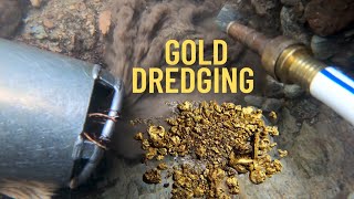 Gold Prospecting With A Suction Dredge Plus Minelab Equinox 800 Gold Picker [upl. by Garrity]