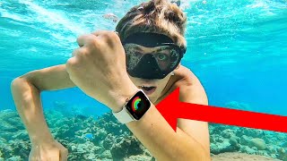 Is the Apple Watch actually waterproof 💦 [upl. by Zerla380]