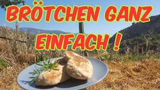 Brötchen ganz einfach aus der Pfanne [upl. by Beaston335]