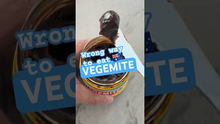 How to eat Vegemite the right way 🇦🇺🍞Food Shorts HowTo Australia [upl. by Hsinam]