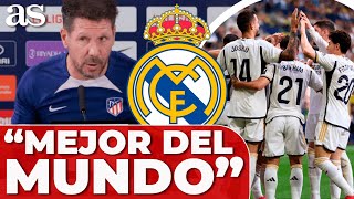 La DEMOLEDORA FRASE de SIMEONE sobre el REAL MADRID [upl. by Torto112]