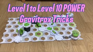 Level 1 to Level 10 POWER Gravitrax Tricks [upl. by Ahtis]