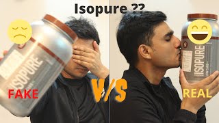 Isopure Unboxing and Review in Detail  Isopure Fake Vs Real  Know the Difference  BreatheFit TV [upl. by Zina]