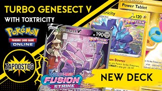 Genesect V Deck With Toxtricity OHKOs VMAXs  Turbo Decklist Pokemon TCG [upl. by Vincenty]