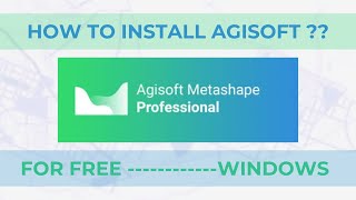 How to install Agisoft Metashape Software in Windows  HERES HOW [upl. by Ylrad]