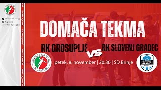 POKAL SLOVENIJE  MOŠKI 2425 RK GROSUPLJE  RK SLOVENJ GRADEC [upl. by Baese]