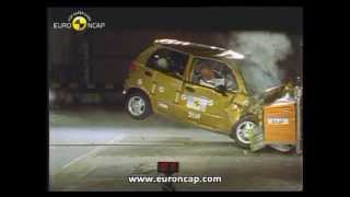 Euro NCAP  Daewoo Matiz  2000  Crash test [upl. by Gaylor]