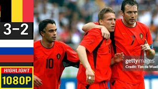 Belgium 3 x 2 Russia Mostovoi Marc Wilmots ●World Cup 2002 Extended Goals amp Highlights HD [upl. by Adias]