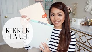 kikkiK HAUL  Giveaway  Personal Planner amp Wellness Planner  Charmaine Dulak [upl. by Eno]