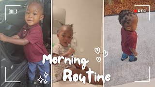 1 Year Old Morning Routine [upl. by Elleinnad]