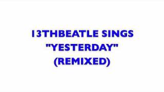 YESTERDAYVOCALS ONLYBEATLES COVER [upl. by Atul316]