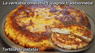 Comment faire une Tortilla ou omelette Espagnole traditionnelle [upl. by Gratianna]