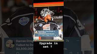 Upgrade in net  detroitredwings NHL NetTalk Goalies [upl. by Ertnom]