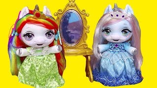 Baby Unicorns are Princesses  Toys and Dolls Family Fun with New Dollhouse  Sniffycat [upl. by Codee]