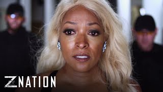 Z NATION  Season 4 Episode 1 Clip Battle Stories  SYFY [upl. by Ahsika]