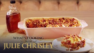 How to Cook a French Toast Casserole  Whats Cooking With Julie Chrisley [upl. by Bencion]