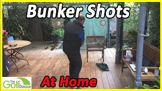 How To Practice Bunker Shots At Home [upl. by Elockin]