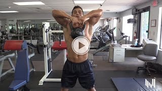 Kettlebell Upright Rows For Big Shoulders and Burning Fat  Workout Tip [upl. by Langsdon]