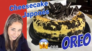 Cheesecake Japones con galleta OreoLa cocina de Nanis 67 [upl. by Natloz]