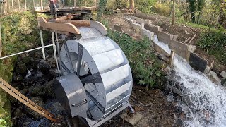 Powering An Old Mill  15 Kw Lake District Overshot Waterwheel Project Part 3 [upl. by Lymann]