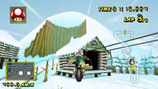 【MKW WR】 DKs Snowboard Cross  144497  Blake [upl. by Hnahc284]