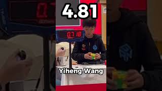 Fastest 3x3 Rubiks Cube Averages Ever 3x3rubikscube cubing [upl. by Merrel]